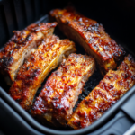 Air Fryer Sweet & Spicy Ribs