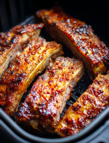 Air Fryer Sweet & Spicy Ribs
