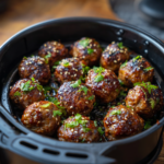 Air Fryer Teriyaki Meatballs