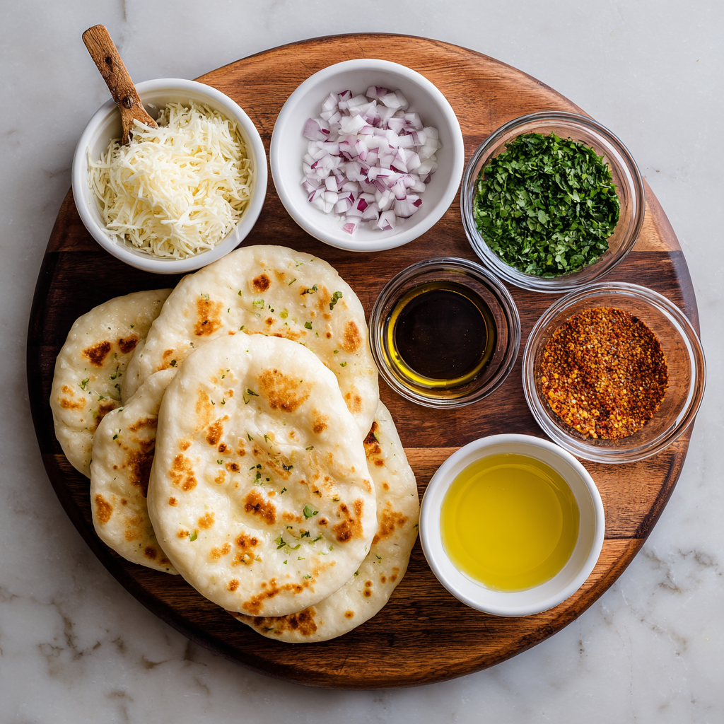 ingredients of Air Fryer Naan