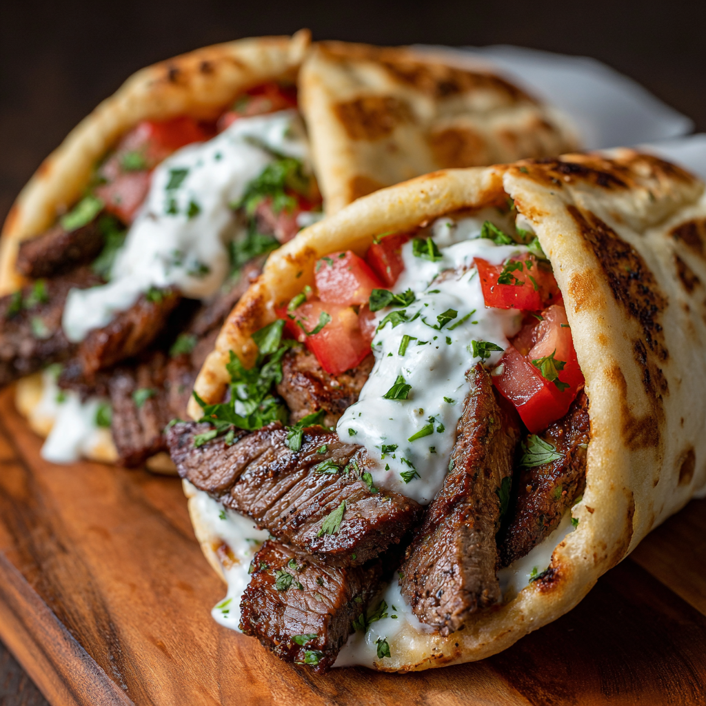 how to make Air Fryer Steak Shawarma