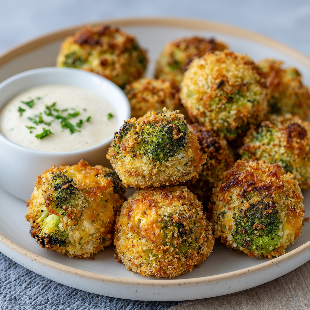 How to make Air Fryer Broccoli Cheese Balls