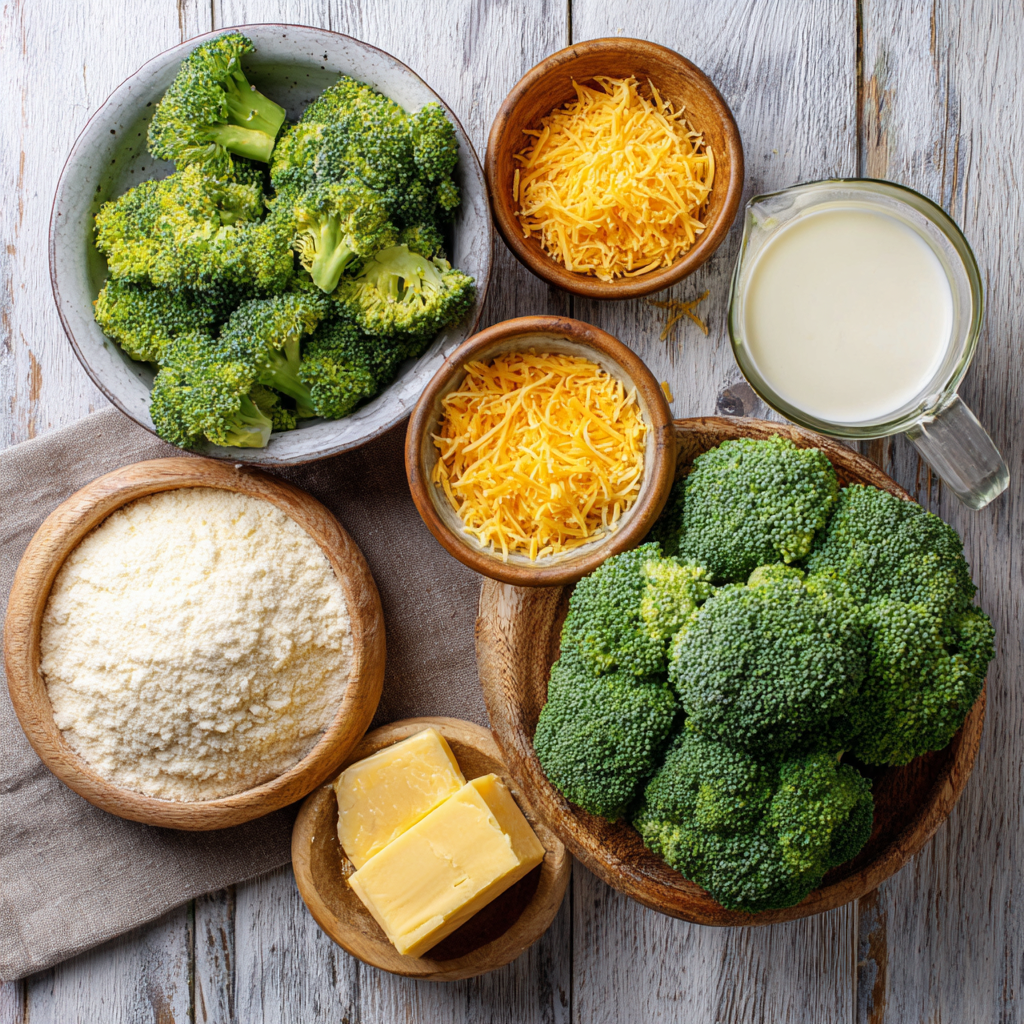 Air Fryer Broccoli Cheese Balls ingredients