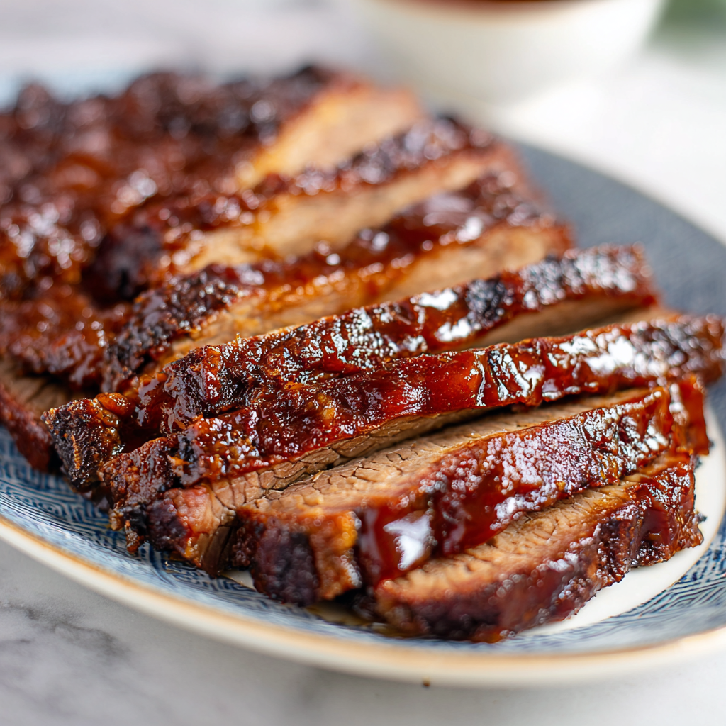 how to make Air Fryer BBQ Beef Brisket