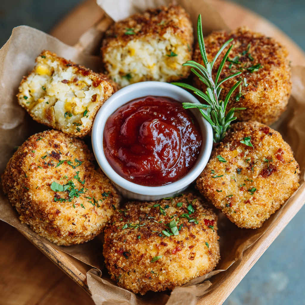 How to make Air Fryer Vegan Shepherd’s Pie Croquettes