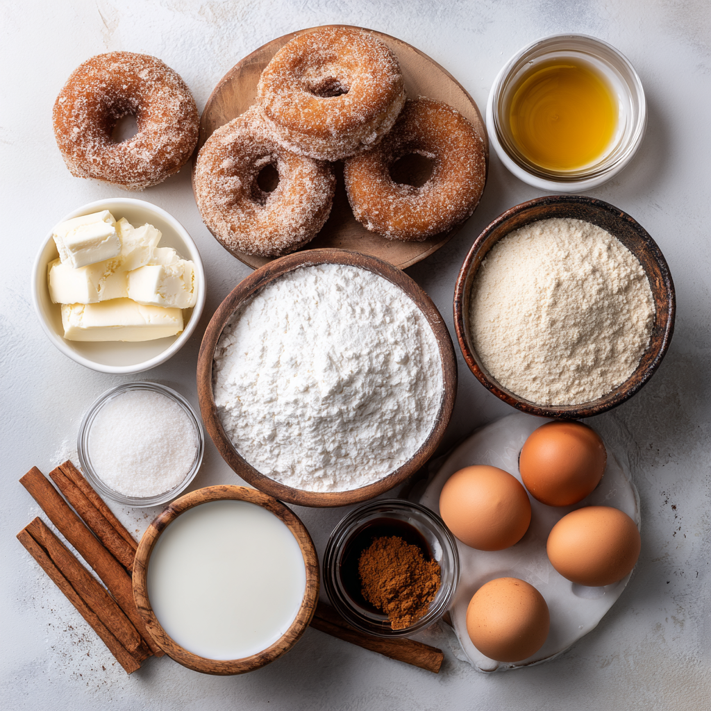 ingredients Air Fryer Cinnamon Sugar Donuts