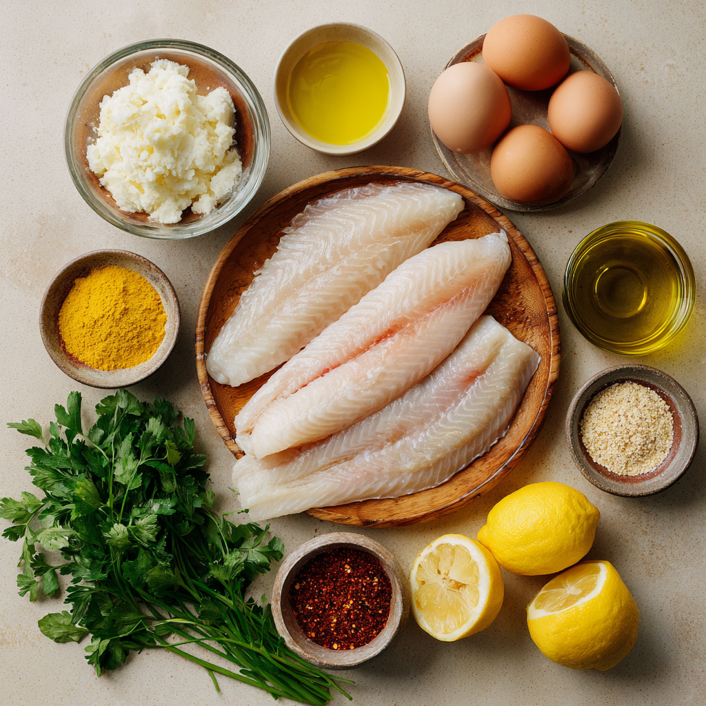 Air Fryer Southern Catfish ingredients