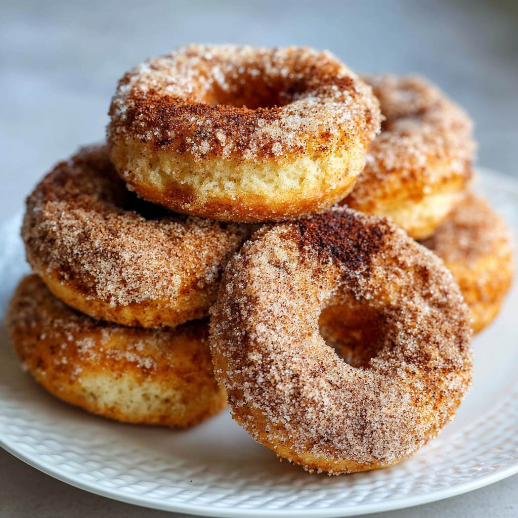 how to make Air Fryer Cinnamon Sugar Donuts
