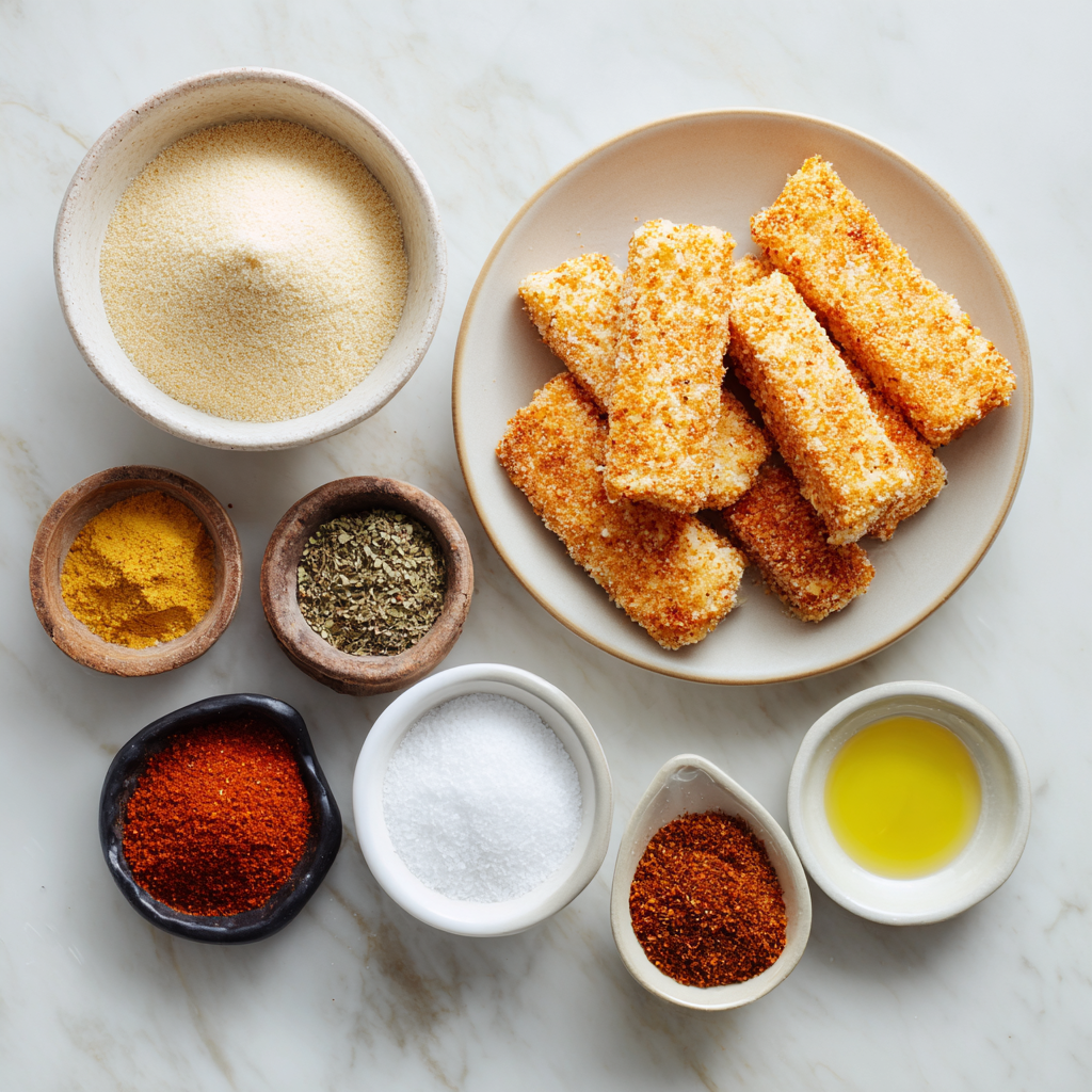 Air Fryer Keto Fish Sticks ingredients