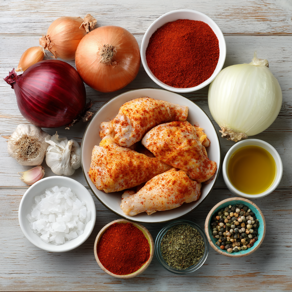 Air Fryer Spanish Paprika Chicken ingredients