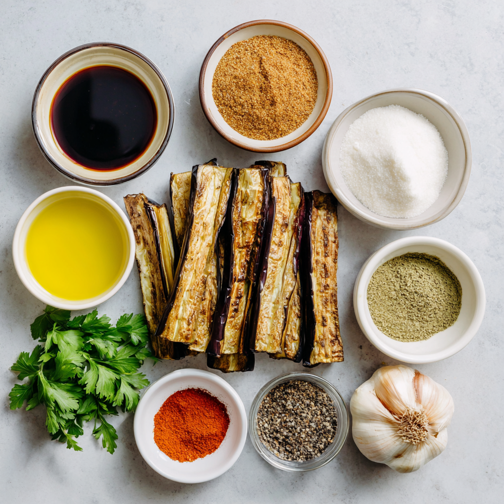 Air Fryer Keto Eggplant Fries ingredients