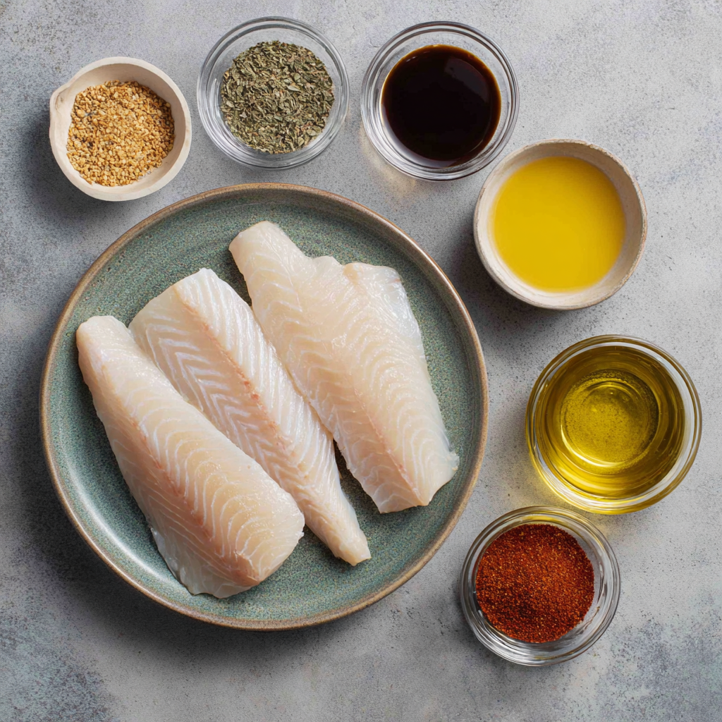 Air Fryer Snapper Fillets ingredients