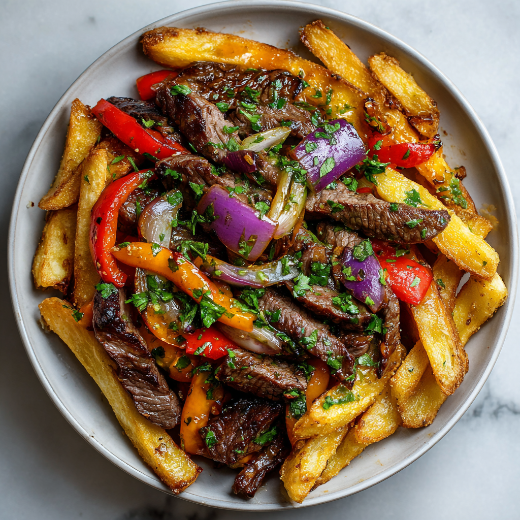 How to make Air Fryer Lomo Saltado