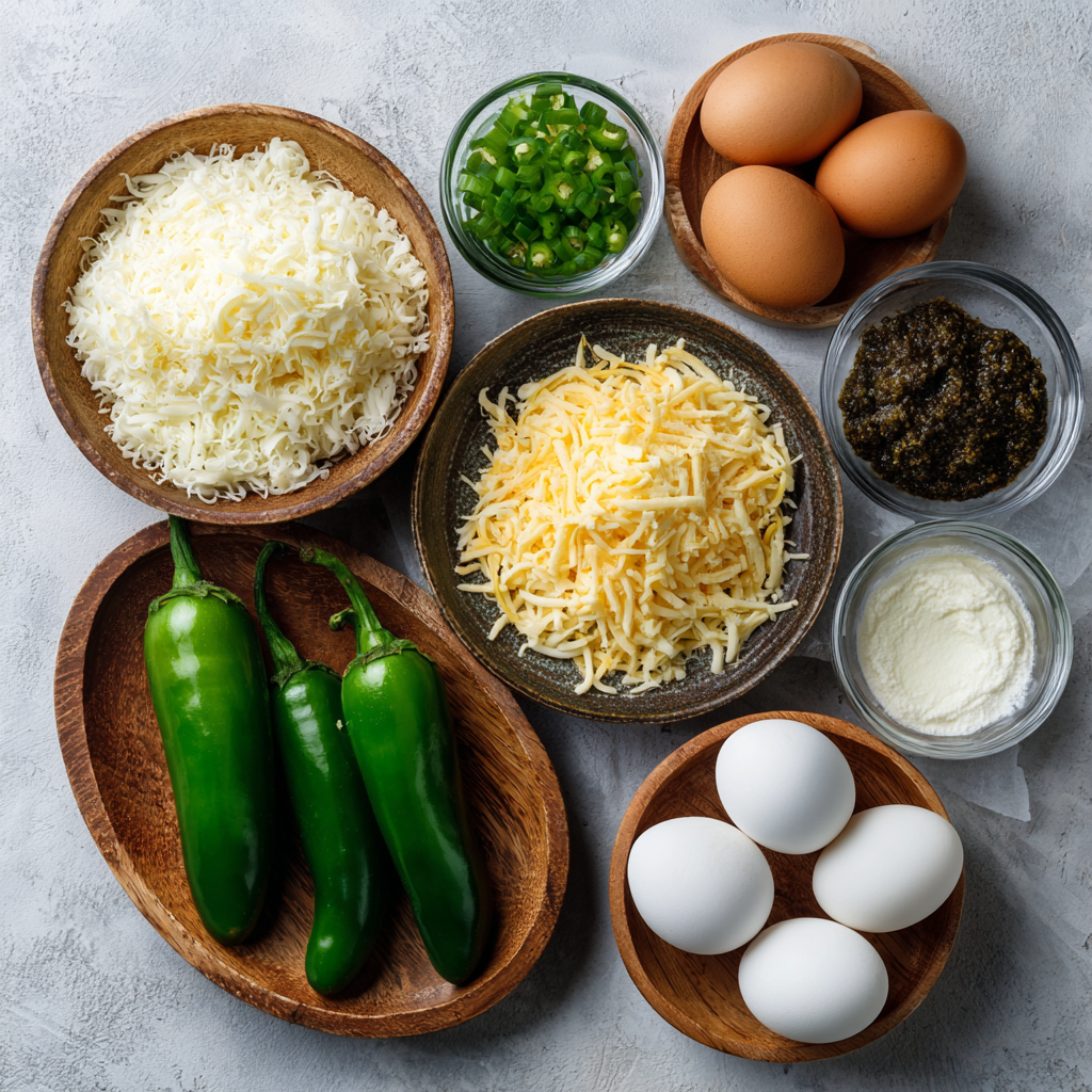 Air Fryer Jalapeño Poppers INGREDIENTS