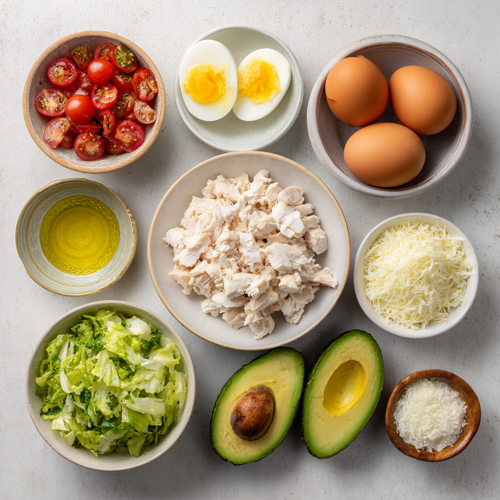Air Fryer Avocado Chicken Salad ingredients