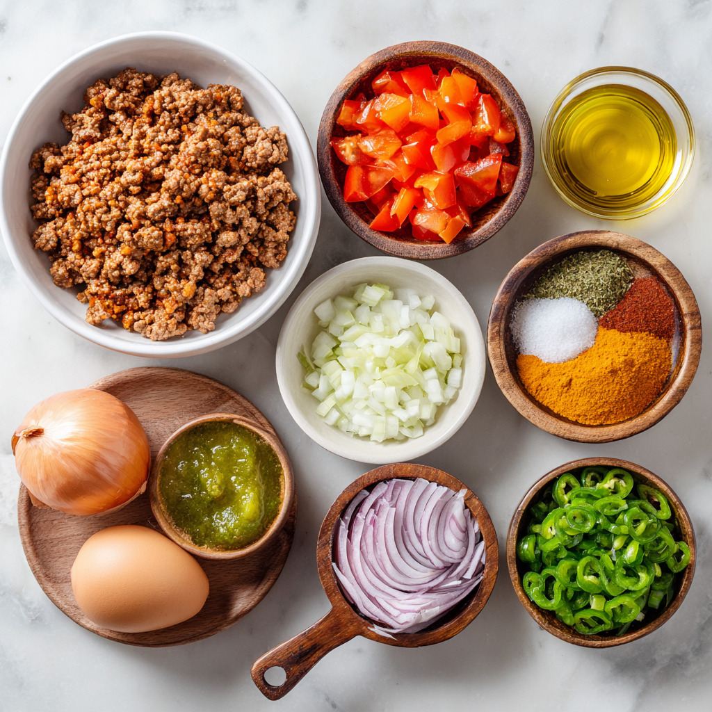 Air Fryer Mexican Picadillo ingredients