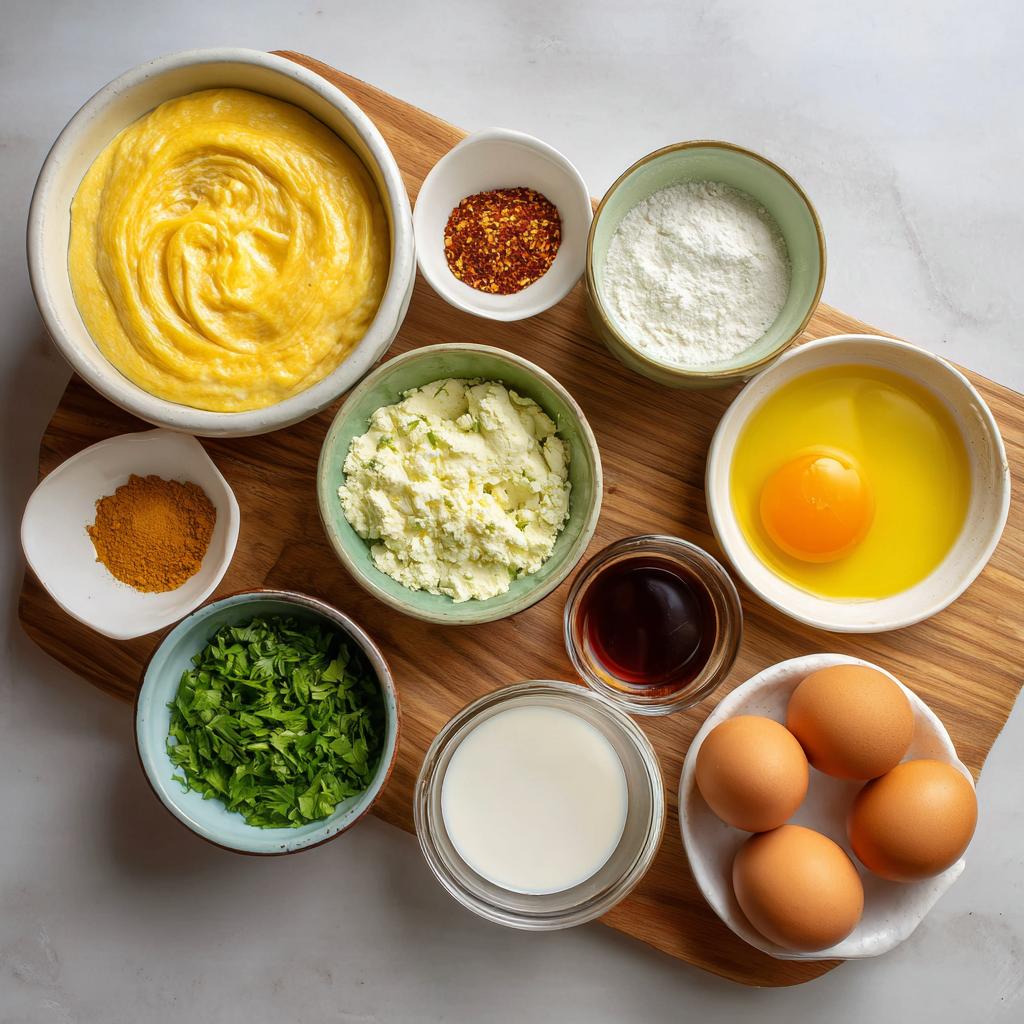 Air Fryer Keto Egg Muffins ingredients