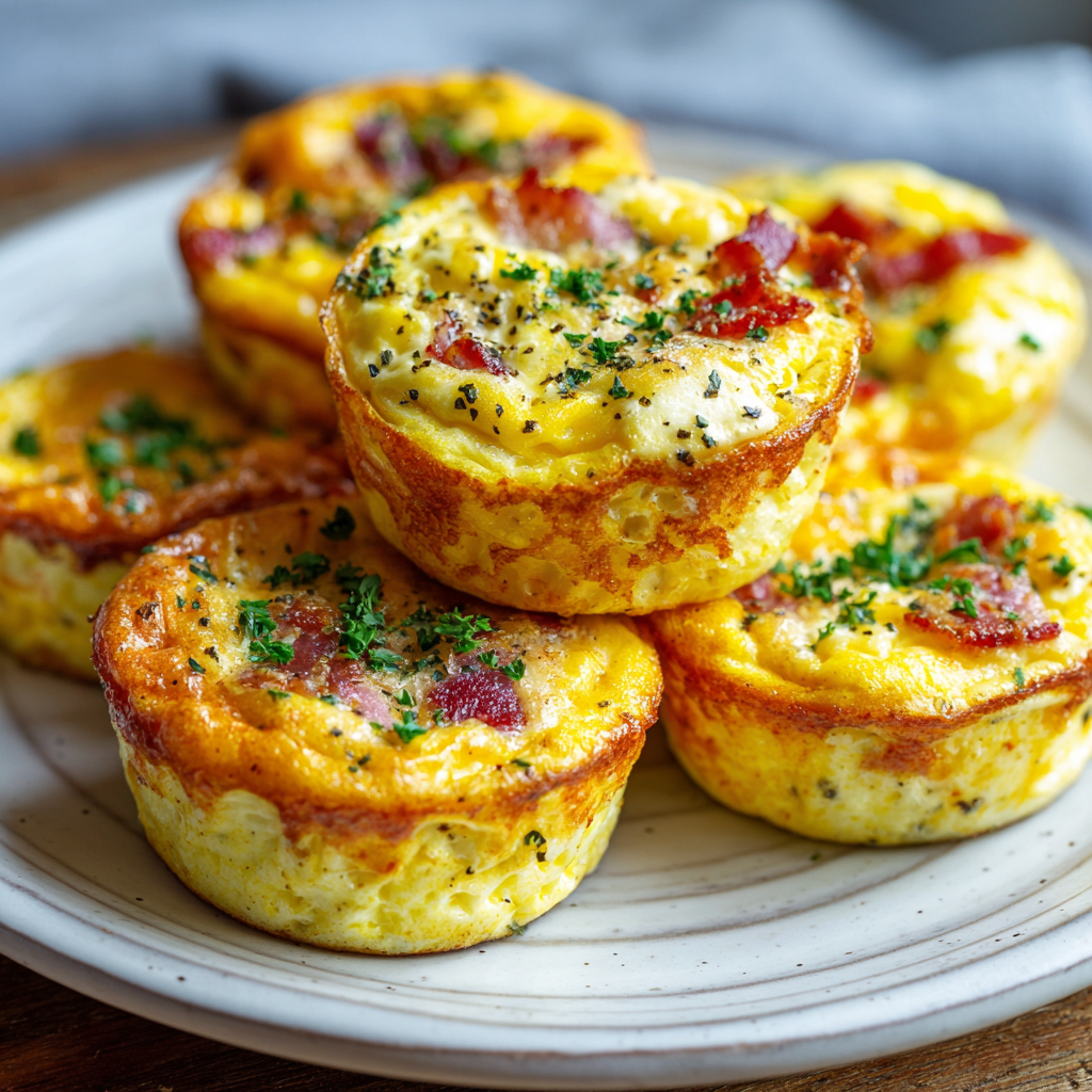how to make Air Fryer Keto Egg Muffins