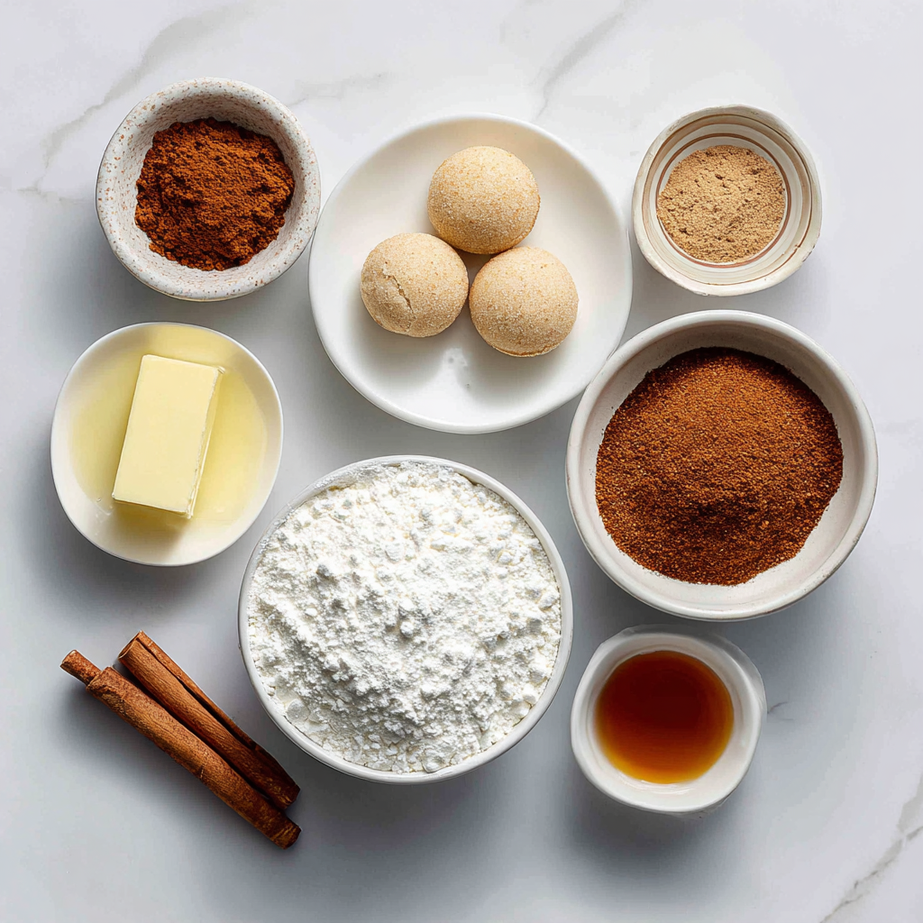 Air Fryer Snickerdoodle Cookies ingredients