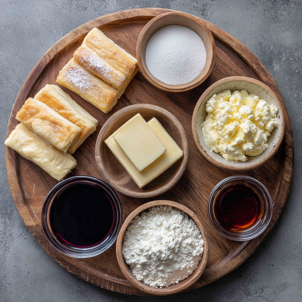 Air Fryer Cream Cheese Danish ingredients