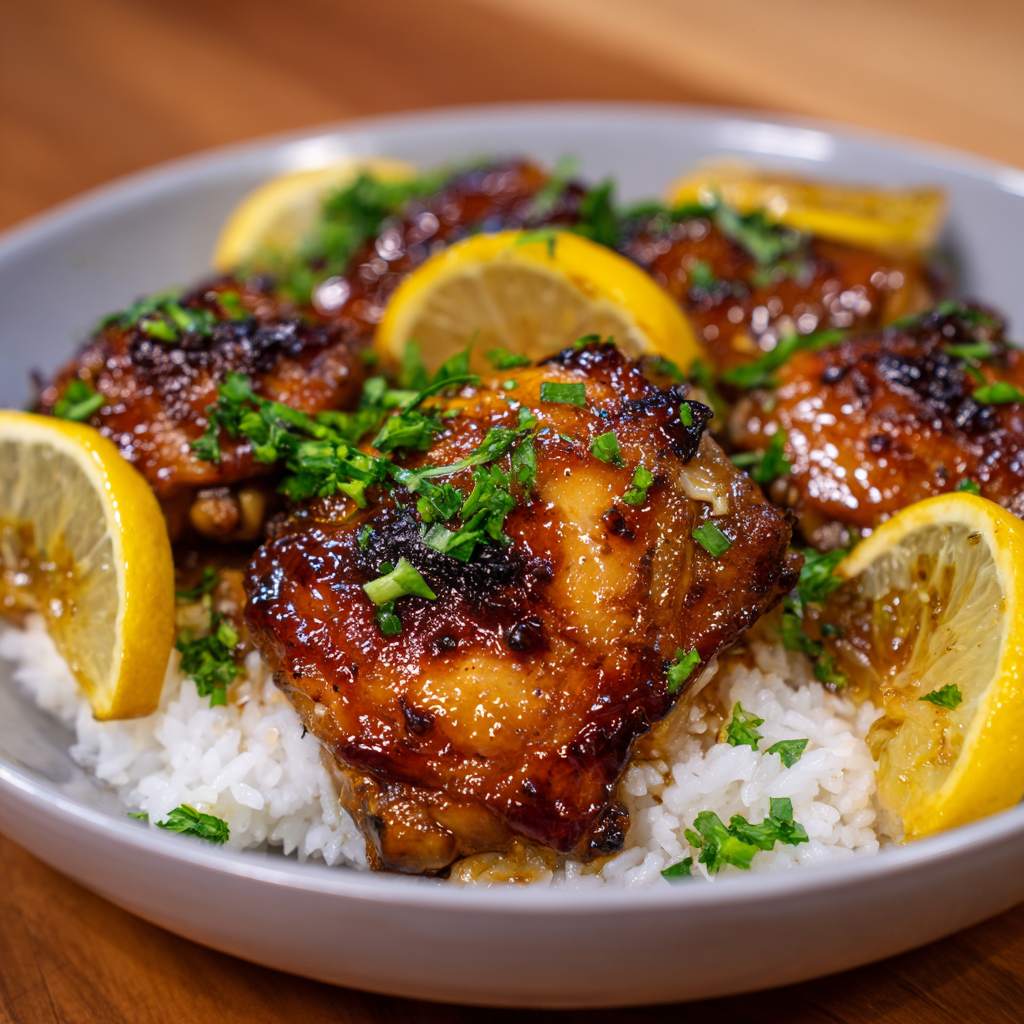 how to make Air Fryer Sticky Lemon Chicken