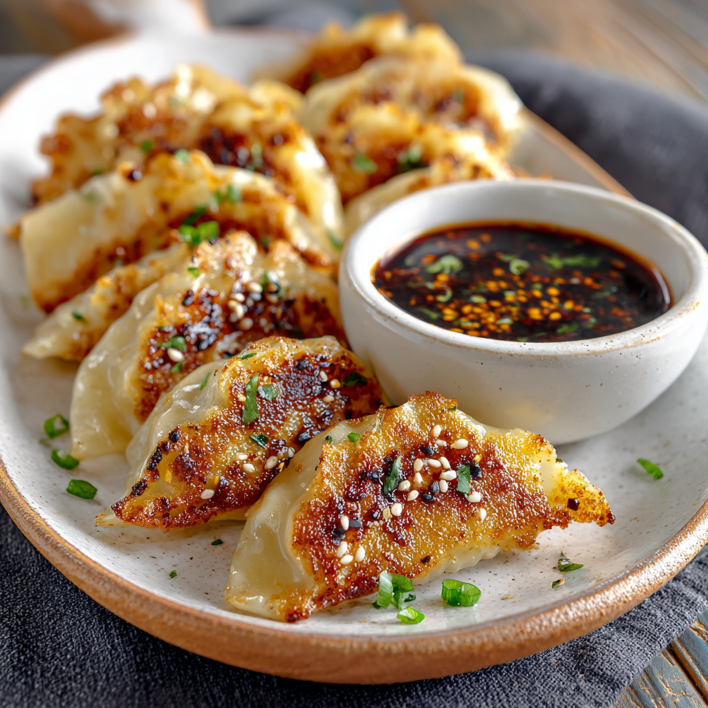 how to make Air Fryer Pork Potstickers