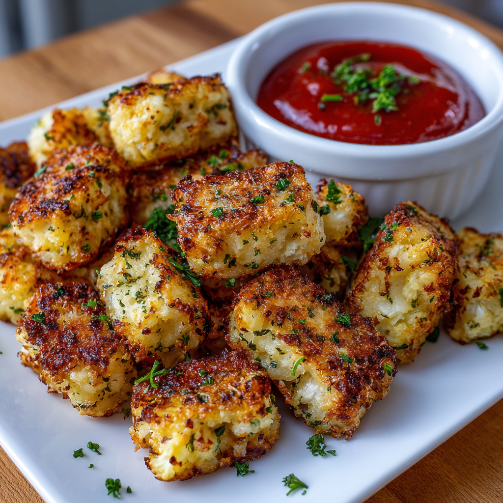 how to make Air Fryer Cauliflower Tots