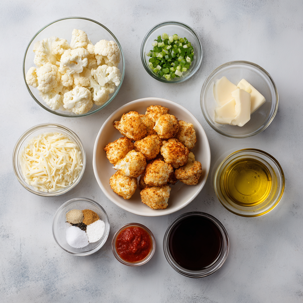 Air Fryer Cauliflower Tots ingredients
