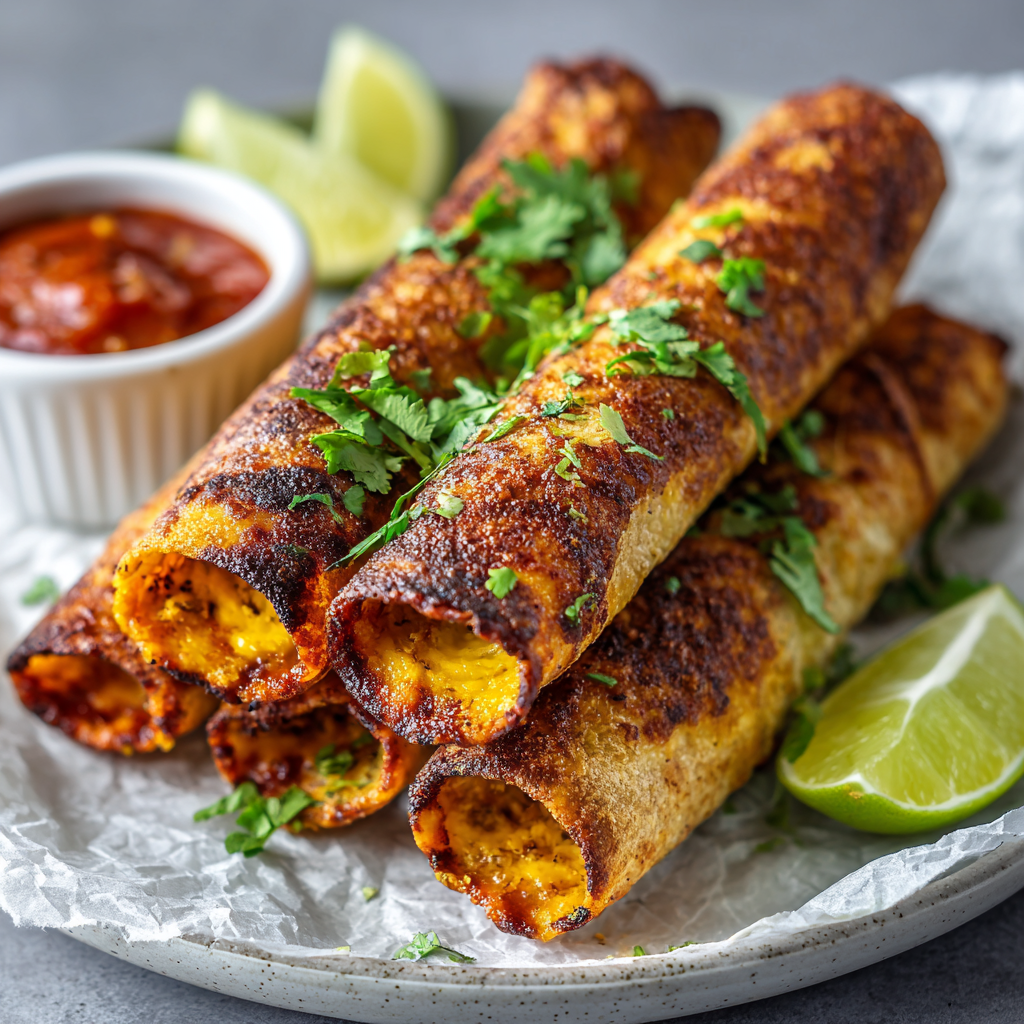 how to make Air Fryer Keto Taquitos