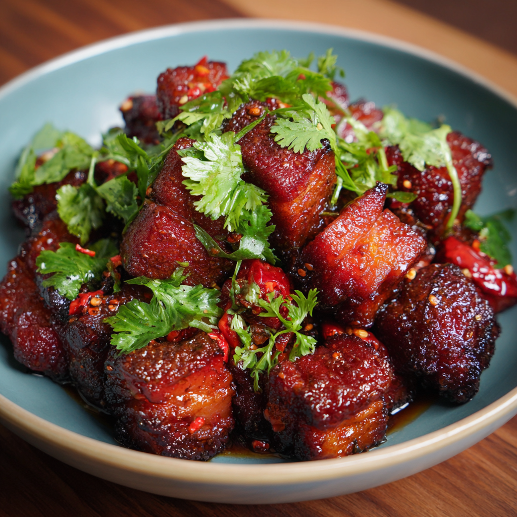 how to make Air Fryer Hong Shao Rou