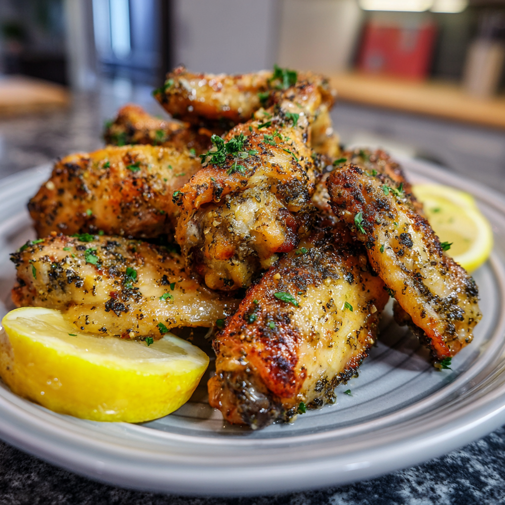 how to make Air Fryer Lemon Pepper Wings