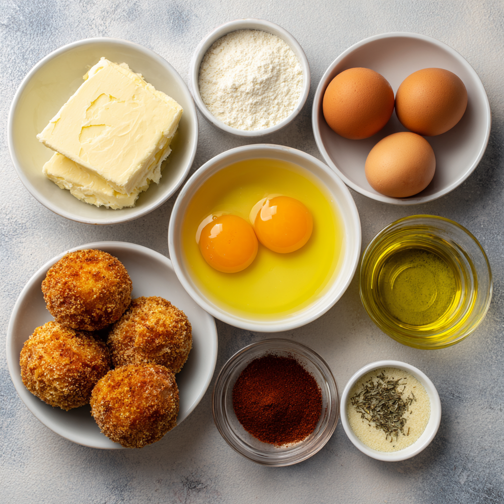 Air Fryer Keto Scotch Eggs ingredients