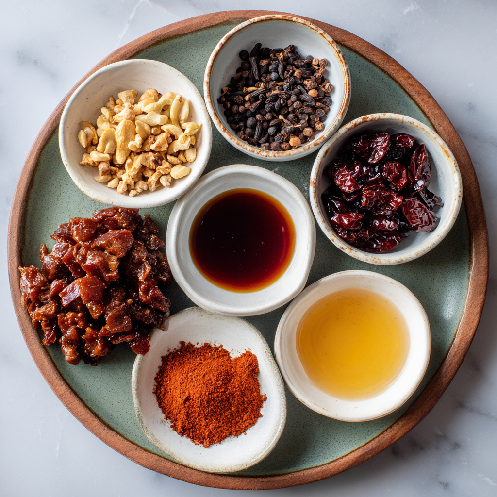 Air Fryer Hong Shao Rou ingredients