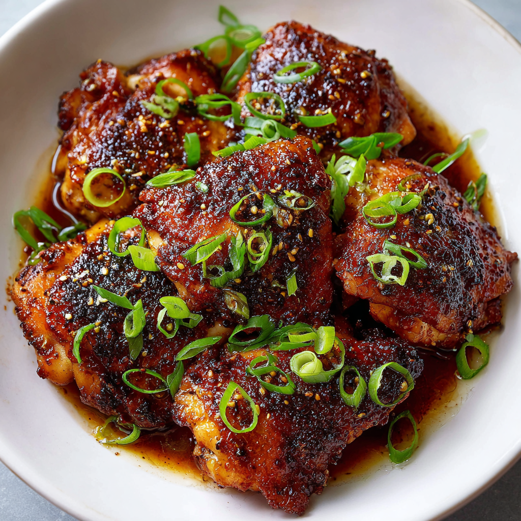 how to make Air Fryer Ponzu Chicken Thighs
