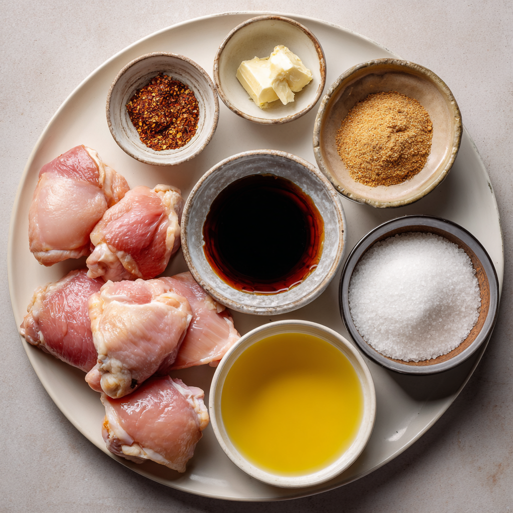 Air Fryer Ponzu Chicken Thighs ingredients