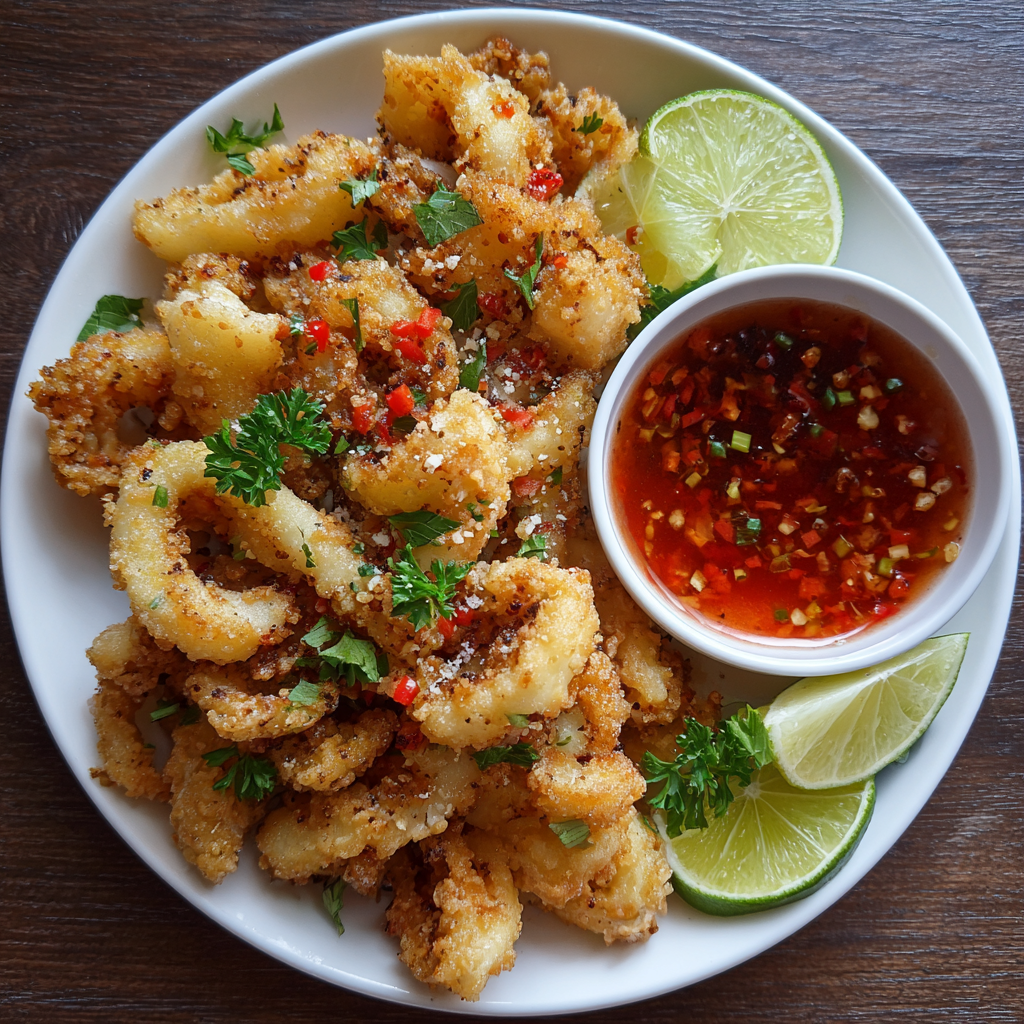 How to make Air Fryer Salt and Pepper Squid