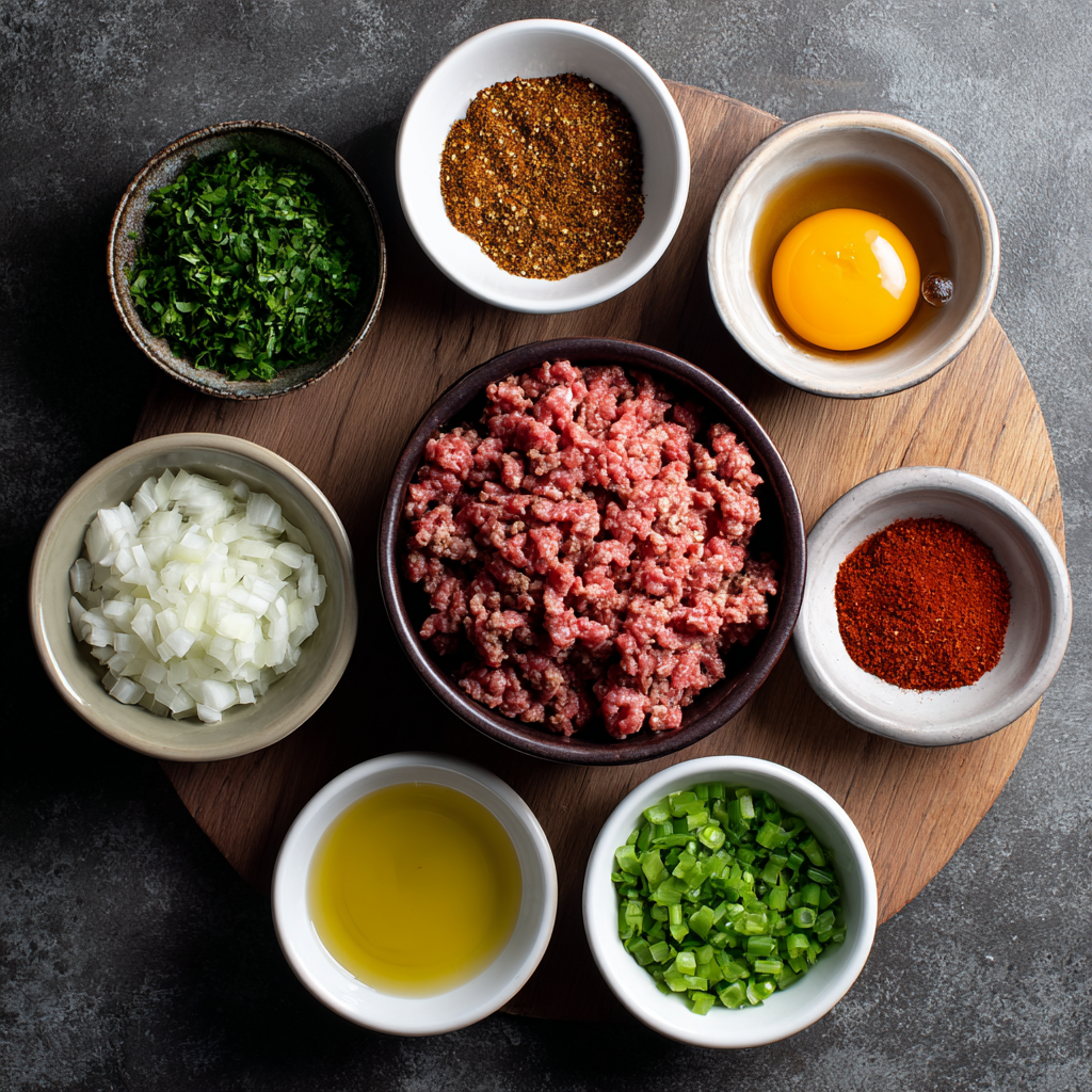 Air Fryer Spiced Ground Beef Crumbles ingredients