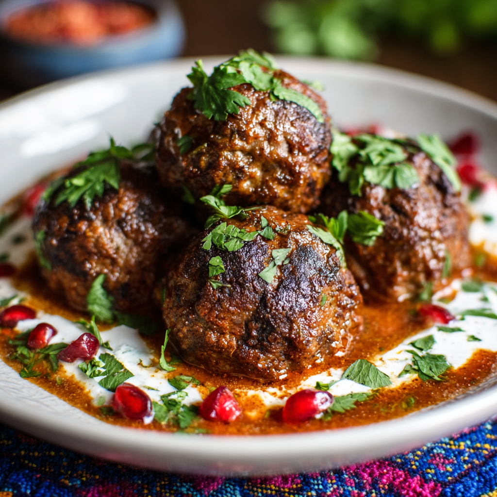 how to make Air Fryer Keto Beef Kofta Meatballs