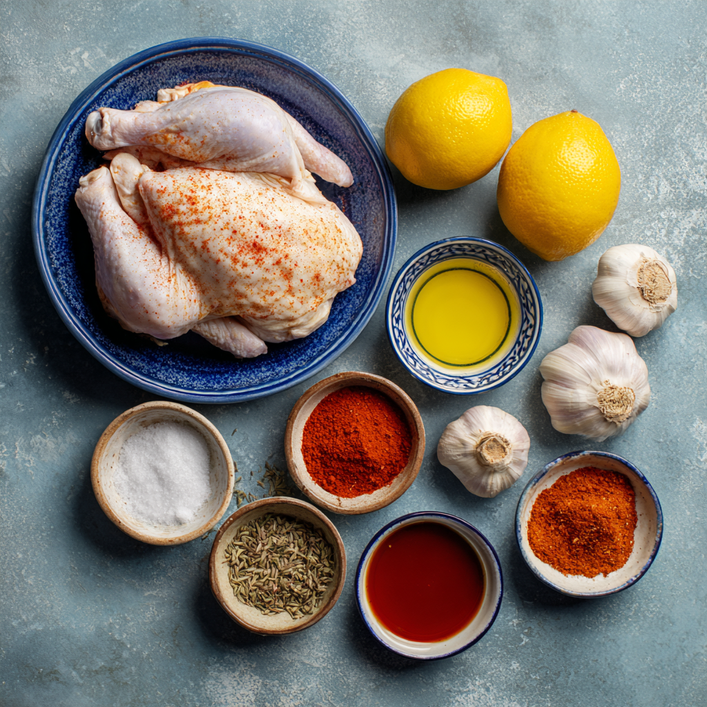Air Fryer Piri Piri Chicken ingredients