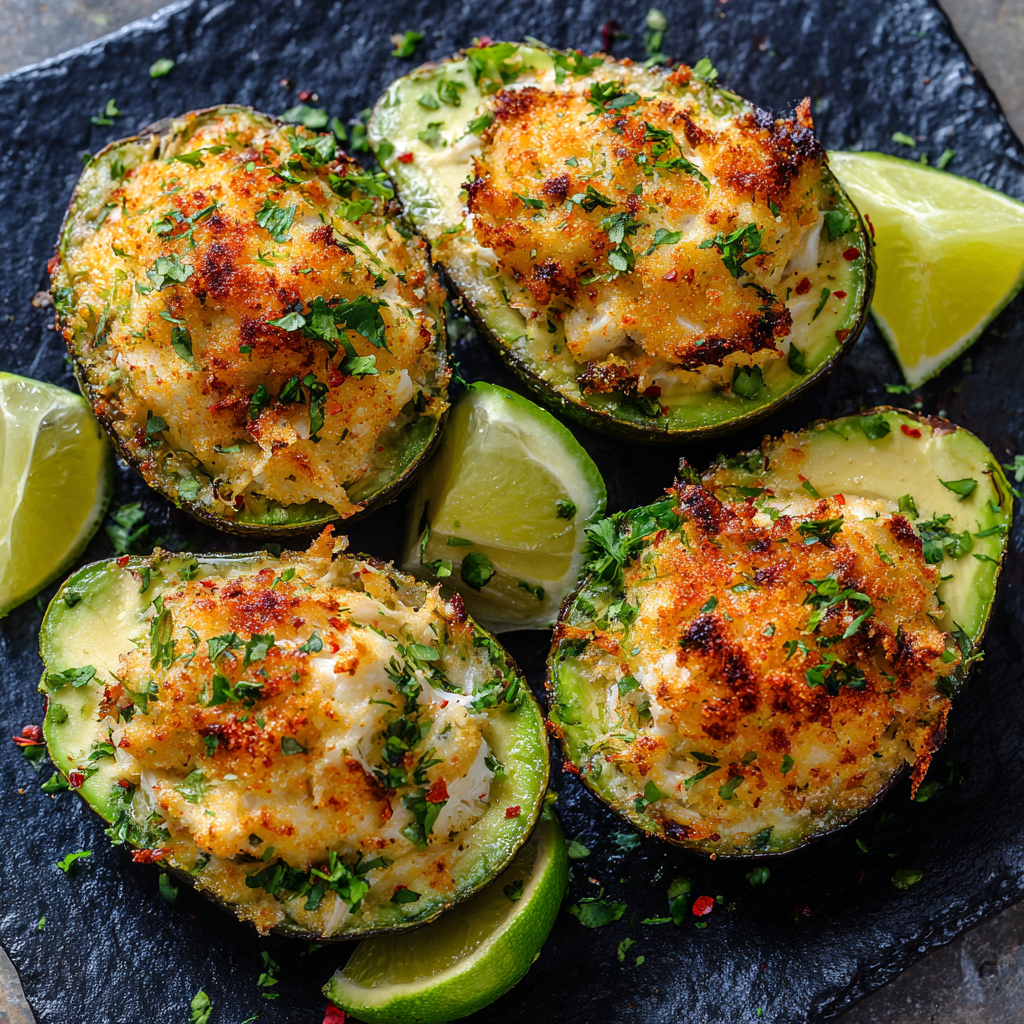 How to prepare Air Fryer Crab Stuffed Avocados