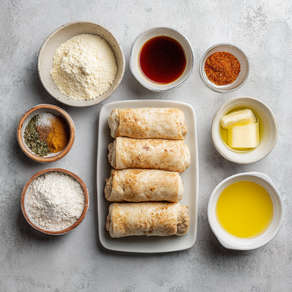 Air Fryer Vegan Sausage Rolls ingredients