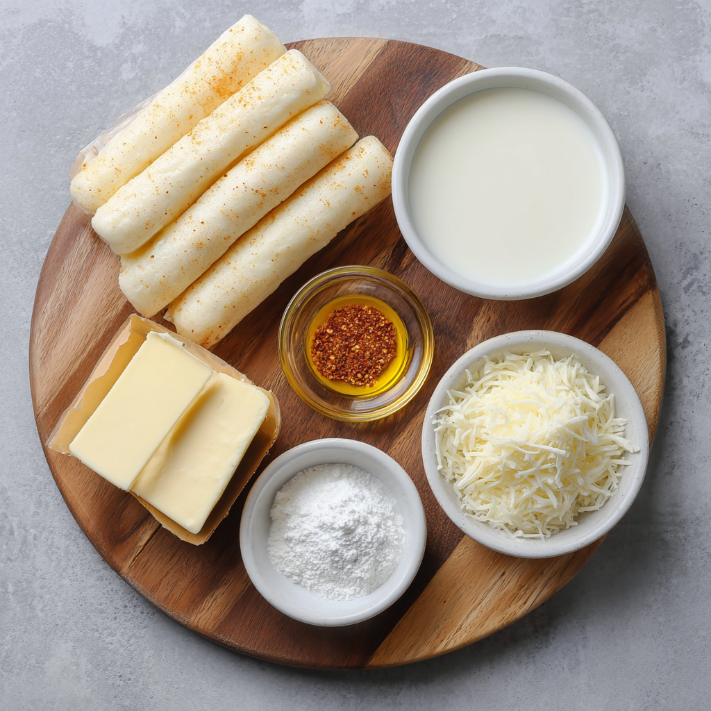 Air Fryer Keto Mozzarella Sticks ingredients