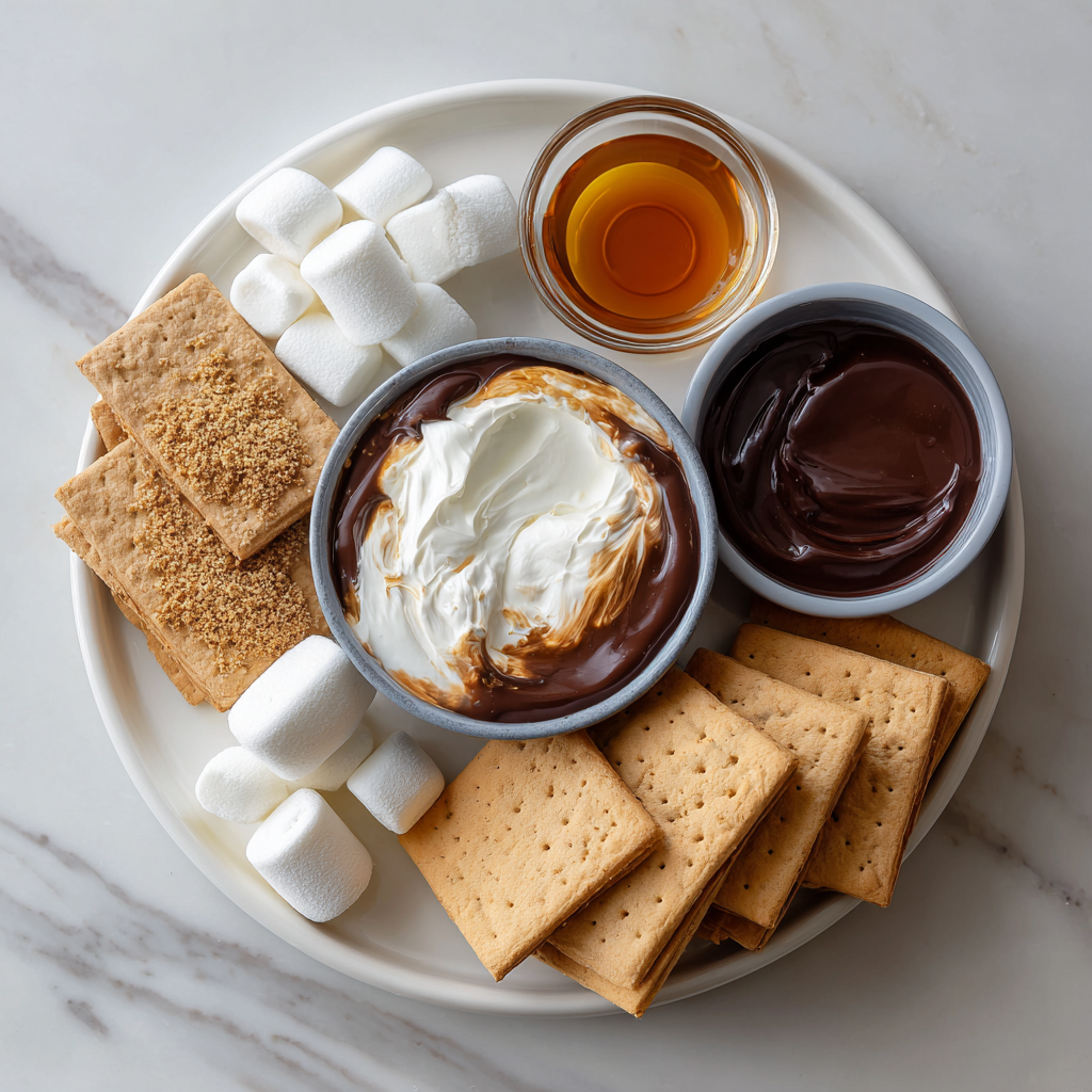 Air Fryer S’mores Dip ingredients