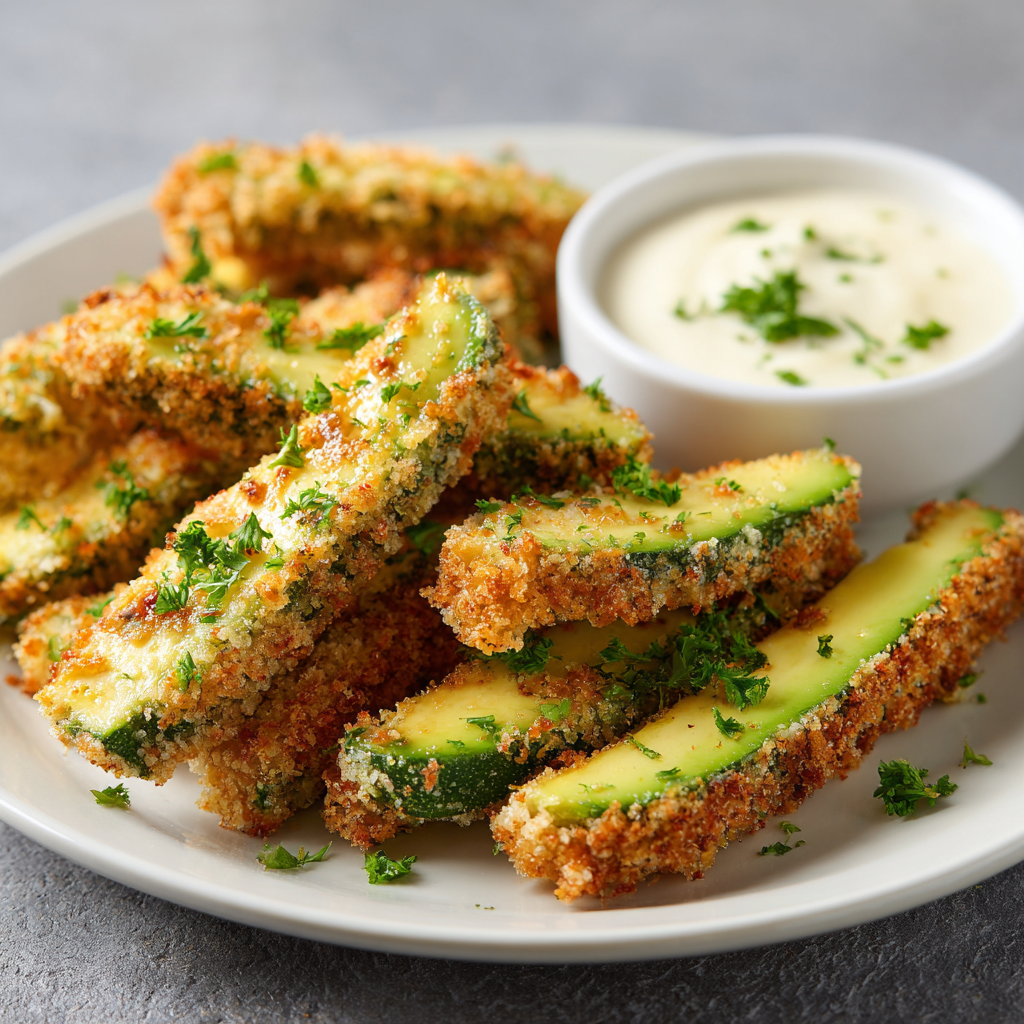 how to make Air Fryer Avocado Fries