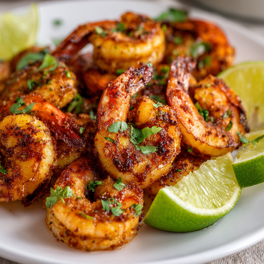 how to make Air Fryer Chile Lime Shrimp
