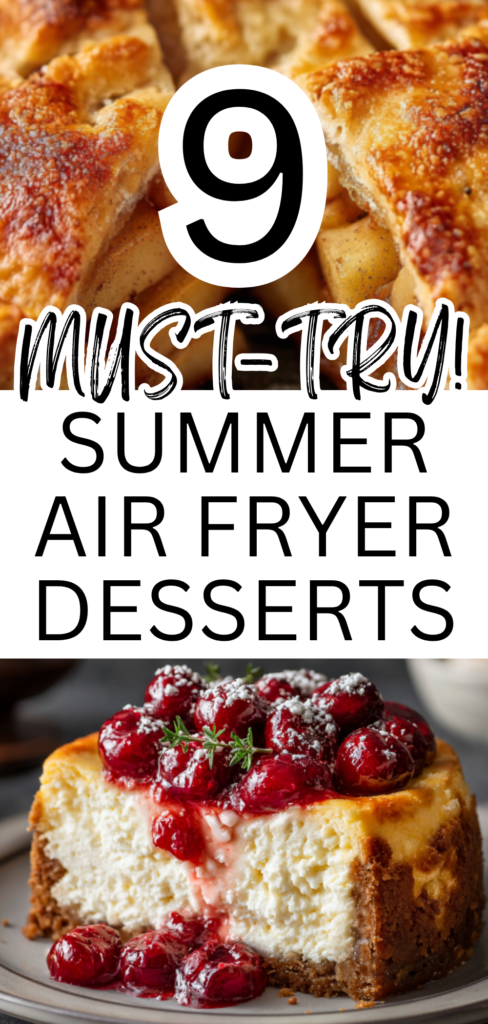 Summer Air Fryer Desserts