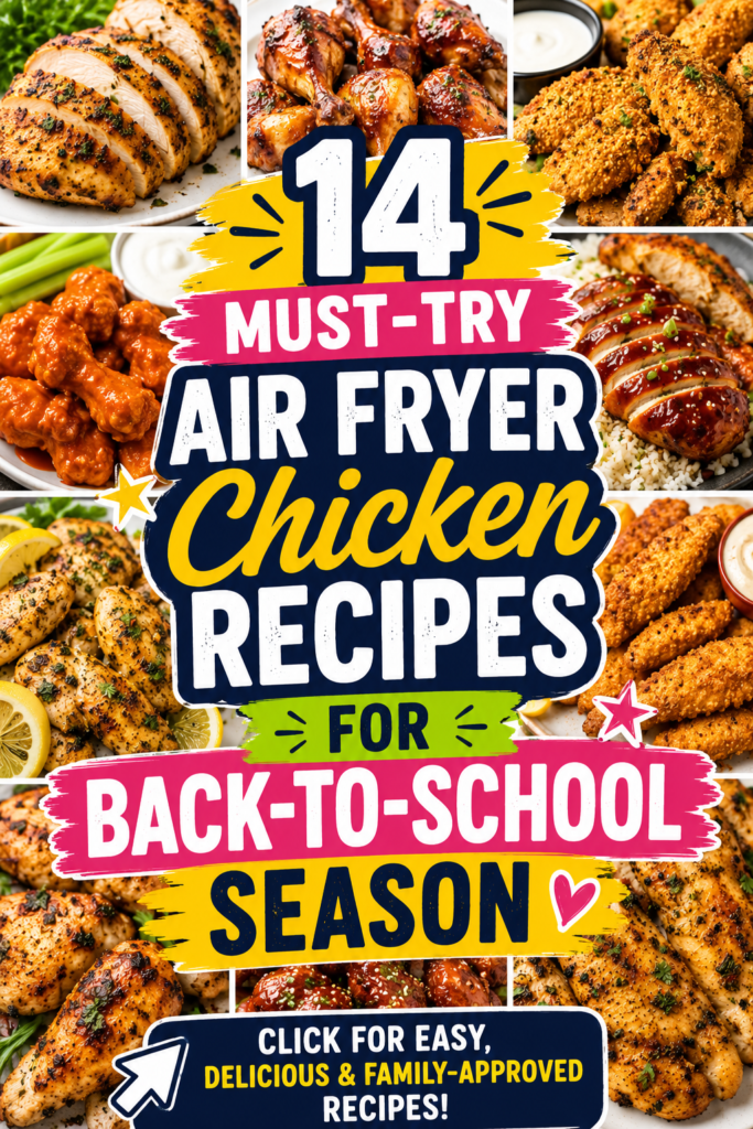 14 Must-Try Air Fryer Chicken Recipes for Back-to-School Season