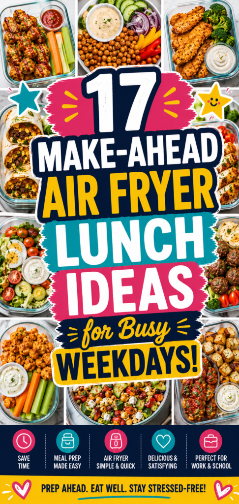 Make-Ahead Air Fryer Lunch Ideas for Busy Weekdays