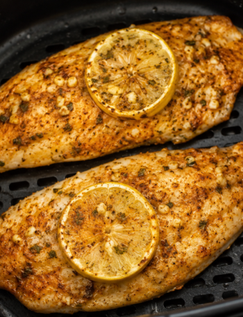 Air Fryer Lemon Garlic Snapper Fillets