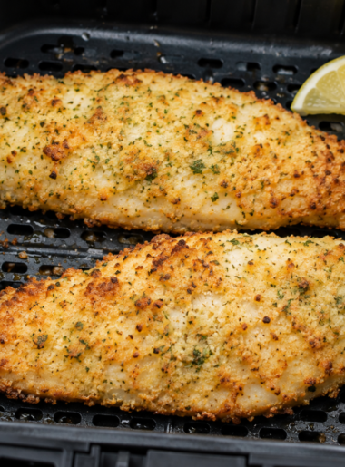Air Fryer Parmesan Crusted Pollock